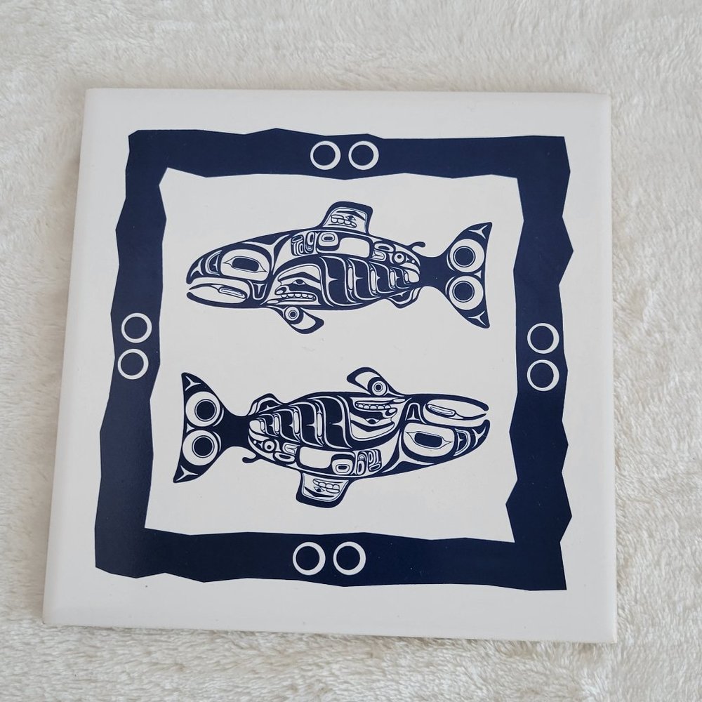 Salmon Print Native Northwest By Terry Starr Tsimshian
